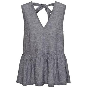 InWear OdetteIW Damestop, silhouet, mouwloos, marineblauw melange, Marineblauwe melange, 42