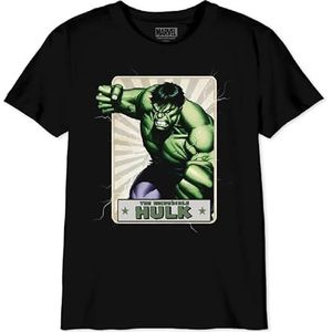 Marvel T-shirt voor jongens, Zwart, 14 Jaren