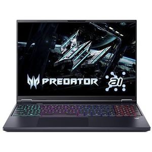 Predator Helios Neo 16 AI (PHN16-73-95ZC) Gaming Laptop, 13TOPS, 16"" WQXGA IPS 240Hz Display, Intel Core Ultra 9 275HX, 32GB RAM, 1TB SSD, NVIDIA GeForce RTX 5070, Windows 11, QWERTY Tastatur