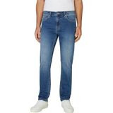 Pepe Jeans Stanley Tapered Jeans voor heren, Blauw (denim-4fa), 31W / 30L
