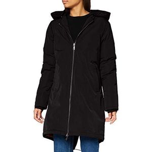 Scotch & Soda Gewatteerde parka voor dames met gerecyclede Primaloft vulling, Black 0008, XL