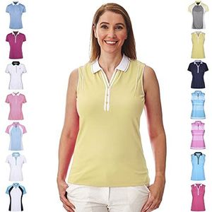 Under Par Vrouwen Golf Pro Kwaliteit Ademend Vocht Wicking Mouwloze & Mouwloze Golf Polo Shirts