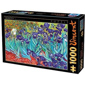 D-TOYS VG 01 Puzzel 1000 Vincent Van Gogh Sunflowers, meerkleurig