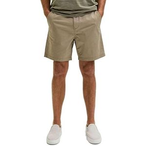 SELECTED HOMME Men's SLHCOMFORT-Homme Flex W NOOS Shorts, Beige, S
