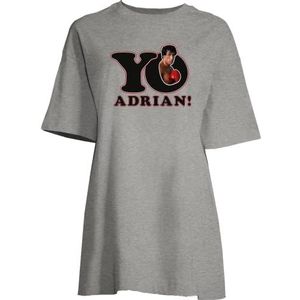 cotton division Nachthemd voor dames, Grijs Melange, S