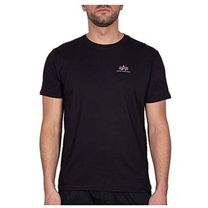 Alpha Industries Basic T Small Logo Rainbow Ref voor heren Black L