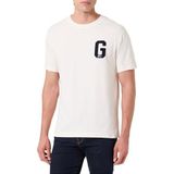 G Badge SS T-shirt, wit, S