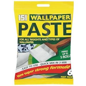6 Pint Muur Papier Roll Behang Plakken Super Sterke Stok Snelle Zelfklevende Alle Doel Lijm Voor Hangt Tot 5 Rolls