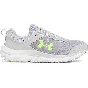 Under Armour UA Charged Assert 10 - Mod Grijs/Mod Grijs/Hyper Groen - 8, Mod Grijs Mod Grijs Hyper Groen, 42.5 EU