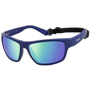 Polaroid PLD 7037/S Sunglasses, Blue, 60