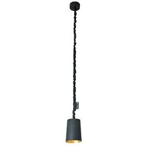 In-es.artdesign Paint Lavagna IN-ES050050N hanglamp, zwart/goudkleurig