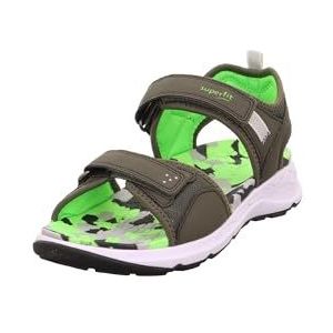 Superfit Criss Cross sandalen voor jongens, Groen lichtgroen 7010, 27 EU