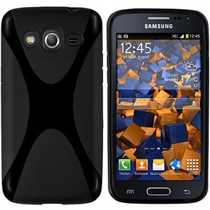 mumbi Hoes compatibel met Samsung Galaxy Core LTE mobiele telefoon case telefoonhoes, zwart