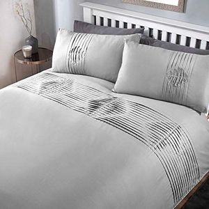 Rapport Duvet-Cover Grey Double beddengoedset Boston, grijs, tweepersoonsbed