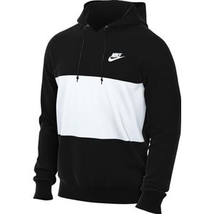 Nike - Club - Hoodie - Zwart - Fleece - Color Block Design