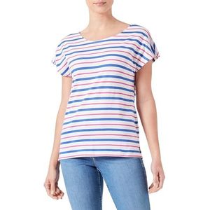 ONLMAY Life S/S Open Back TOP Box JRS, Dazzling Blue/Stripes: Rasberry Rose + CD (Ella), XS