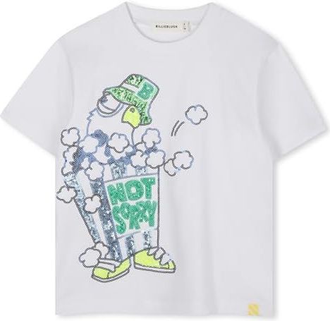 Billieblush - U21580 - T-shirt - Wit - Korte Mouwen