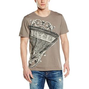 Guess Be Yours T-shirt voor heren, taupe, M