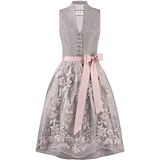 STOCKERPOINT - Dirndl 'Madlenka' - Taupe - 2-delig - Knielengte