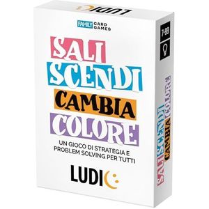 Ludic Stap naar beneden van kleur veranderen: een strategiespel en probleemoplossing voor alle IT58820 gezelschapsspel reisformaat voor 1+ spelers
