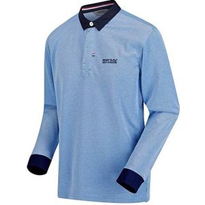 Regatta Heren Panos Jersey kraag Knoop Hals Lange Mouwen Polo Shirt