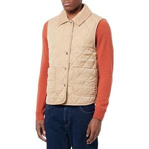 GANT Gewatteerd vest met koord details, khaki (dark khaki), L