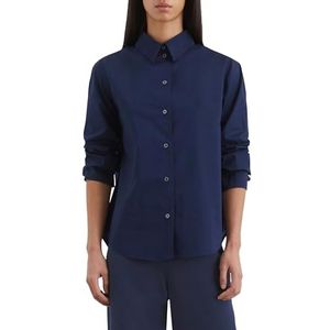 Marc O'Polo Dameshemd van biologisch katoen met kentkraag, 873 gram, 32