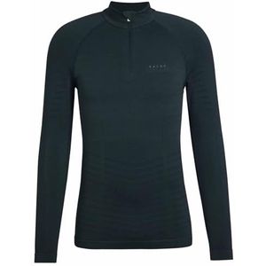 FALKE - Maximum Warm High Zip Neck - T-shirt - Groen - L