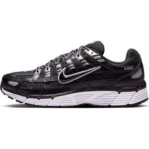 Nike - P-6000 - Sneakers - Zwart Wit Metallic Zilver