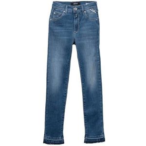 Replay Meisjes super skinny fit high waist jeans, 010, lichtblauw, 12 Jaar