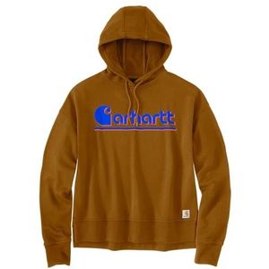 Carhartt - Fiber Series Graphic Hoodie - Bruin - Katoen/Tencel