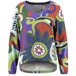 KEYLARGO Larina damesblouse met V-hals, Violet (1360), L