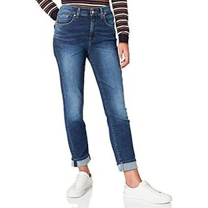 7 For All Mankind Dames Relaxed Skinny Slim Illusion Eco Above Jeans, blauw (mid blue), 24W x 30L
