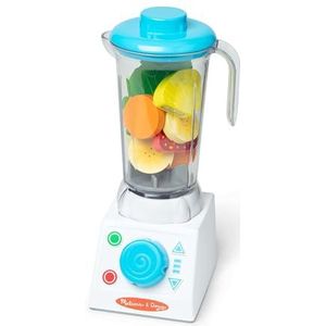 Melissa & Doug Blenderset voor smoothies | Fantasiespel | Houten Speelgoedeten | 3+ | Cadeau voor jongens en meisjes