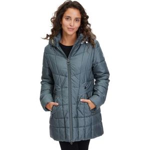 Betty Barclay Outdoorjas voor dames met afneembare capuchon, Dusty Petrol, 38