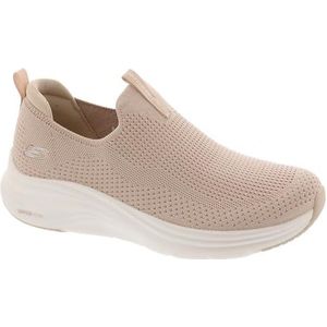 Skechers Dames Vapor Foam True Classic ECHT Klassiek Stoomschuim, Roze gebreide trim, 38.5 EU