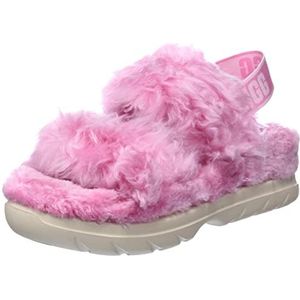 UGG Fluff Sugar Sandal voor dames, roze, 40 EU