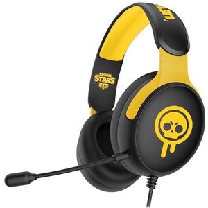 Subsonic - Brawl Stars Gaming Headset met microfoon. Officieel gelicentieerde gamingheadset, compatibel met consoles, pc's, tablets en smartphones – Zwart en geel