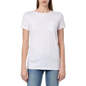 T-shirt met korte mouwen, Helder Wit - 101, L
