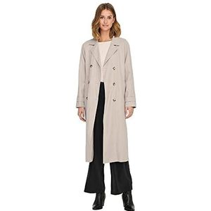 JACQUELINE de YONG Oversized trenchcoat voor dames, Chateau Gray, M