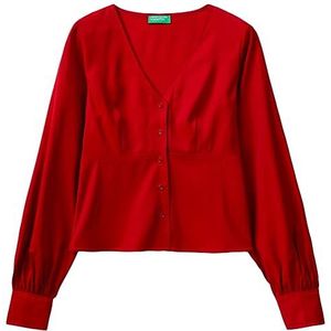 United Colors of Benetton dames overhemd, Rood 0V3, XS