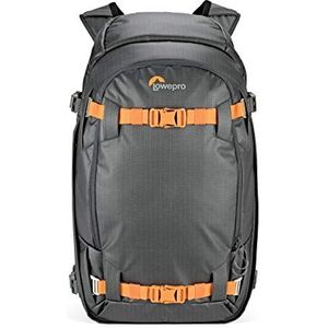 Lowepro Whistler 450 AW II, Zaino per Fotocamera, Tessuti Riciclati, Copertura All Weather, Laptop da 15"", Insert Pads, Custodia per Fotocamera Pro Mirrorless/DSLR, Grigio