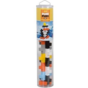 Plus-Plus 9603410 creatieve bouwstenen tube, Big Pinguïn, geniaal constructiespeelgoed, 15 delen