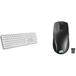 Logitech MX Keys S & CORSAIR M75 WIRELESS RGB Lichtgewicht FPS