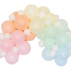 Talking Tables Pastel Ballon Arch Kit - 60st | Entree Decoratie of Foto Muur Achtergrond Voor Verjaardag, Baby Douche, Bruidsdouche, Kippenfeest, Bruiloft