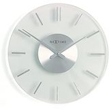 Wandklok NeXtime dia. 31 cm, glas, Stripe NE-2632