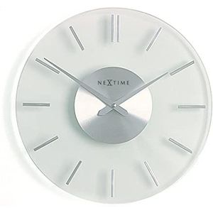 Wandklok NeXtime dia. 31 cm, glas, Stripe NE-2632