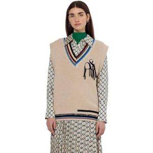 Scotch & Soda - Gestreept Gebreid Spencer - Dames - Gilet
