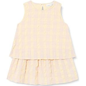 NAME IT nmfhesina spencer jurk voor meisjes, Helder wit, 98 cm