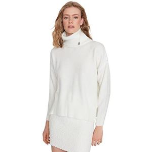 Trendyol Acryl Trui - Ecru - Regular S Ecru, Ecru, S